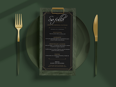 Menu Design | Sa fulla Restaurante