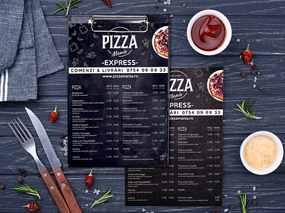 Menu Design | PizzaMania