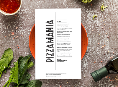 Menu Design | PizzaMania design menu menu design