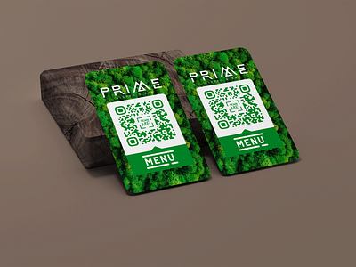 QR Code Digital Menu | PRIME Bistro & Bar digital menu menu design qr code design