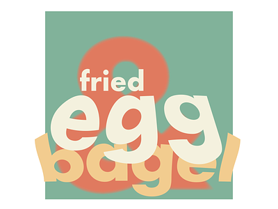 bagel egg typography