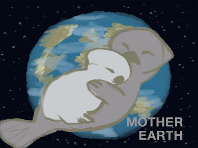 mother earth illustration