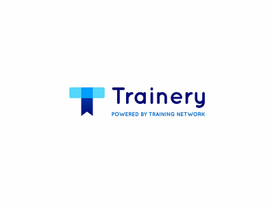 TRAINERY LOGO FOR E-LEARNING COMPANY