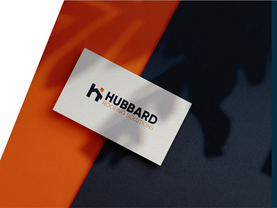 HUBBARD logo mockup presentation