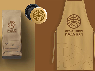 Oemah kopi menoreh logo concept