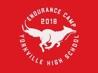 Endurance Camp T-shirt high school layout running t shirt tshirt