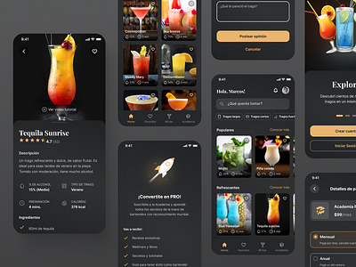 Cocktail recipe app