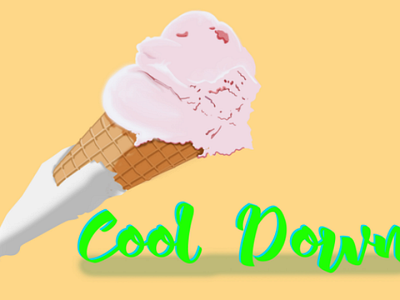 Too hot today needcold flavor lazyday ice