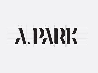 A.PARK LOGOTYPE brand design branding identity branding logo logodesign logotype