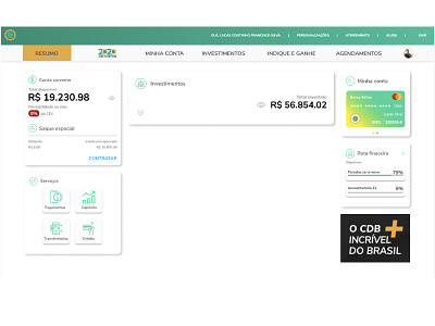 Sofisa - Redisign branding dashboad design finance financial product ui uxui