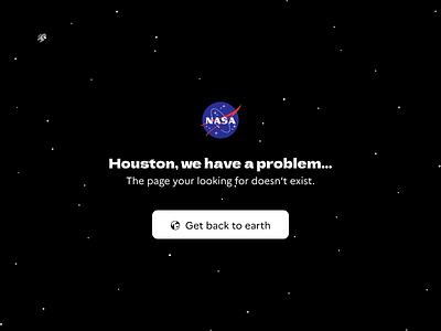 404 at NASA 404 design funny nasa website