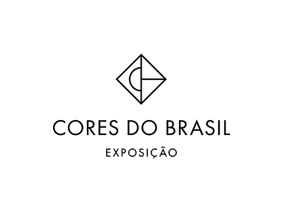 Cores do Brasil Logo brand branding design identity illustrator logo mark minimal type typography