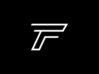 Fitter Faster Monogram brand branding design identity illustrator logo mark minimal typography vector