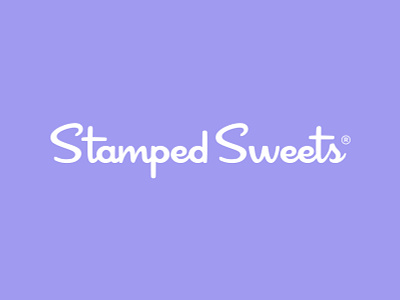 Stamped Sweet logo brand branding design identity illustrator logo mark type typography vector