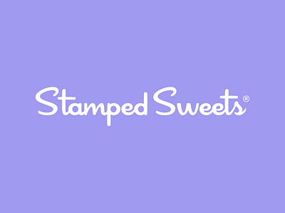 Stamped Sweet logo brand branding design identity illustrator logo mark type typography vector