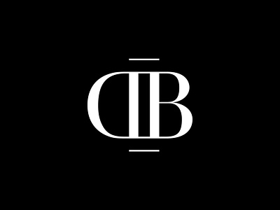 Derek Britt Monogram brand branding design identity logo mark minimal monogram type typography