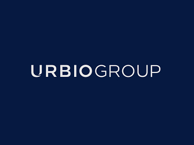 Urbio Group Logo brand branding design identity illustrator logo mark minimal type typography