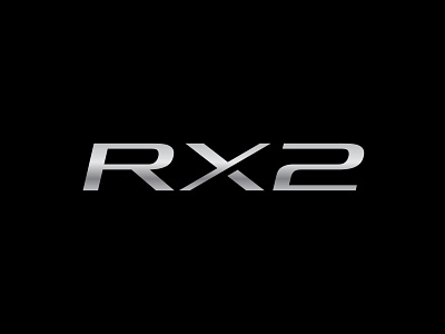 RX2 logo brand branding design identity illustrator logo mark type typography vector