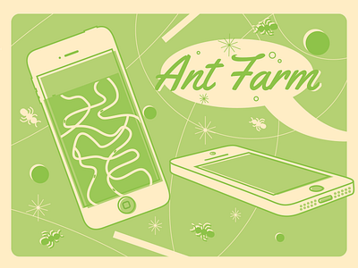Ant Farm iPhone ants design iphone retro toys