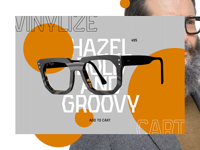 Vinylize Hazel Bold and Groovy Experiment balance clarity clean design interface simple ui ux web