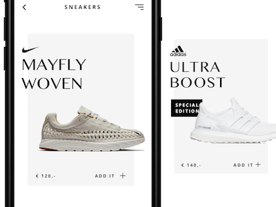 Sneakz - App app clarity simplicity sketch sneakers ui ux