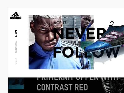 Adidas.com Menu by Mehmet Yavuz on Dribbble