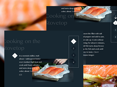 Gesture recognition cooking app