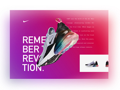 Remember the revolution - Nike Air 70