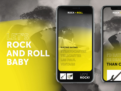 Let's Rock! app balance black clarity clear design interface simple sketch ui ux