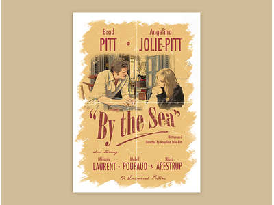Vintage Movie Poster - "By the Sea" (2015)
