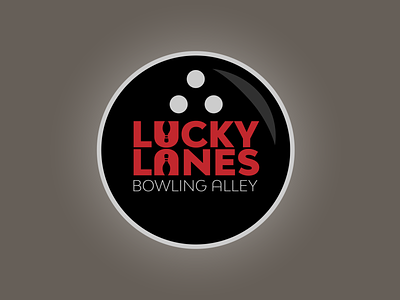 Bowling Alley logo adobe illustrator branding design icon illustration illustrator logo typography vector