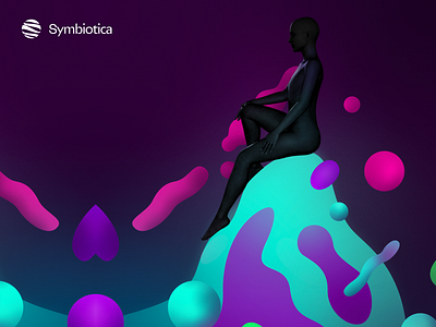 Symbiotica - Visual Identity for a Fintech Product ai brand design brand identity branding fintech identity illustration illustration art illustrations illustrator logo logo design logodesign logos ui design