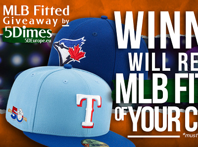 MLB Fitted Giveaway baseball branding design graphic design logo mlb social media sports