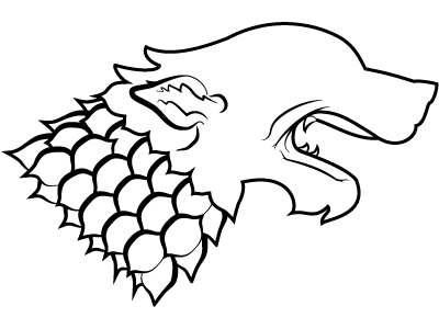 Game of Thrones Inspired Line Art Logos in Illustrator