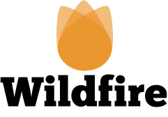 New Logo for Wildfire Communications colour colour theory design fire illustrator logo logo design orange slab serif typography wild wildfire
