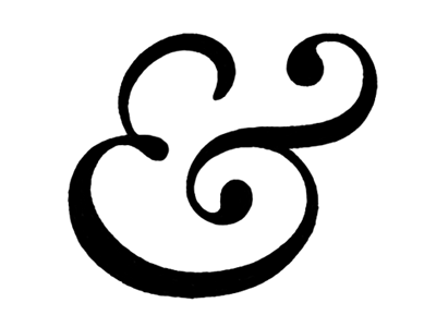 Ampersand ampersand baskerville black font lettering photoshop type typography white