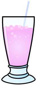 Rocotillos Strawberry Milkshake american blue bristol cafe diner illustrator milkshake pink strawberry vector