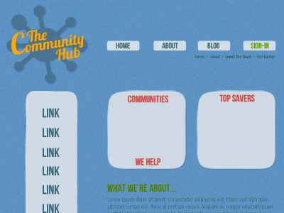 Community Hub Mock-up