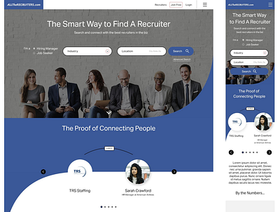 All The Recruiters new website launch design ux