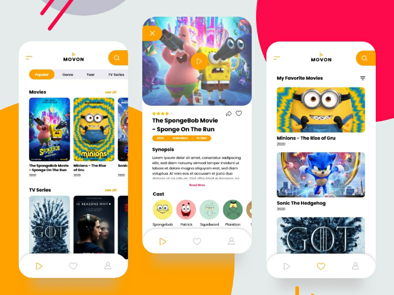 Movie App Concept by Teguh Arief Ramadhan on Dribbble