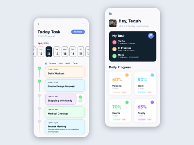 To Do List app dailytask design idea inspiration interface mobile productive todolist ui ux visual web