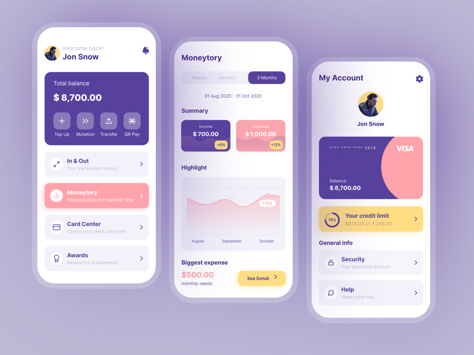 Mobile Banking App by Teguh Arief Ramadhan on Dribbble