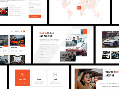 X Cars - Automotive Website app automotive branding car cars dealer dealership design idea inspiration interface ui ux web