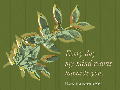 Happy Valentine's 2021 camellia sinensis card figma paper cutout valentines valentines 2021 valentines day valentines day card