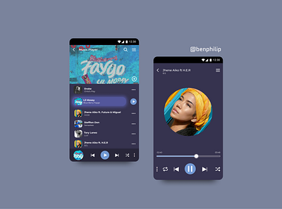 Music Player dailyui design music player ui ui design ux