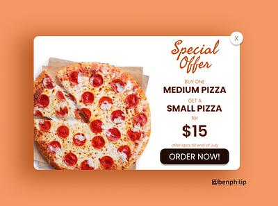 Special Offer dailyui design special offer ui ui design ux