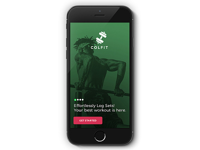 ColFit Fitness App app ios iphone skills ui ux