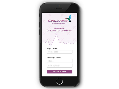 Caribbean Airlines Meal Order