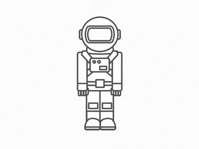 Astro Man astro black boots illustration line work man noise space vector white