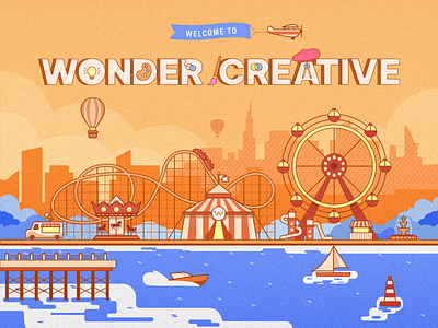 Wonder Creative app appdesign branding cover design icon illustration logo ui ux